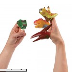 Fun Express Dinosaur Head Finger Puppets | 12 Count | Great for Themed Birthday Party Classroom Supply Teaching Material Prizes & Giveaways Toddler Students Children's Toy Gift Ideas  B07PV2385T